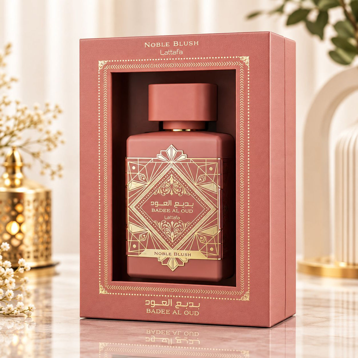 Lattafa Bade'e Al Oud Noble Blush Luxury Perfume 3.4 oz | Women’s EDP Spray