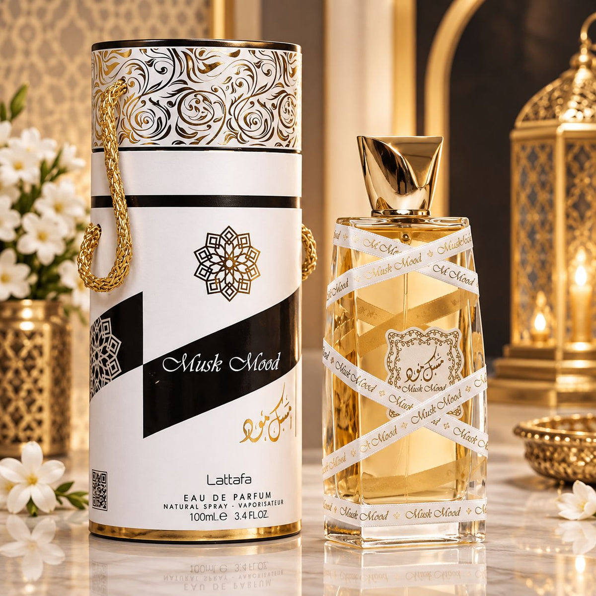 Lattafa Musk Mood Luxury Perfume 3.4 oz | Unisex Eau de Parfum