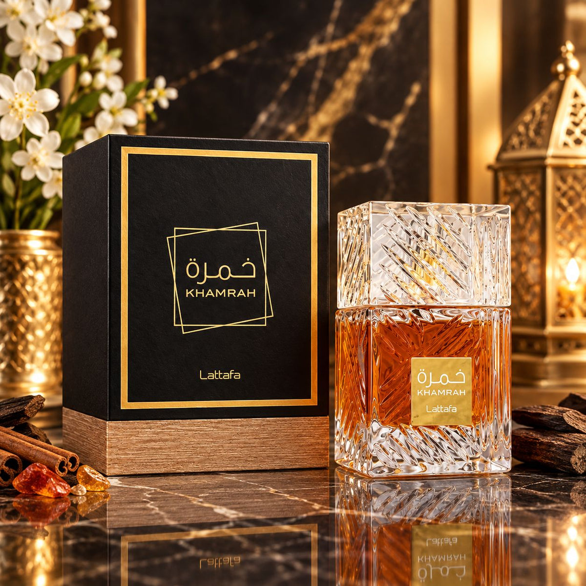 Lattafa Khamrah Luxury Perfume 3.4 oz | Unisex Eau de Parfum Spray