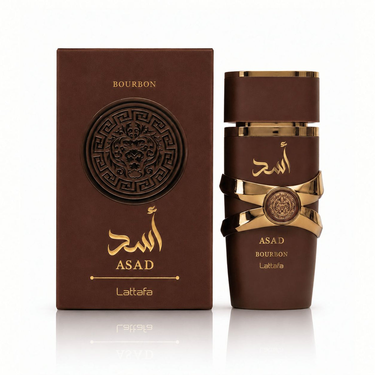 Lattafa Asad Bourbon Luxury Perfume 3.4 oz | Unisex Amber Wood Eau de Parfum