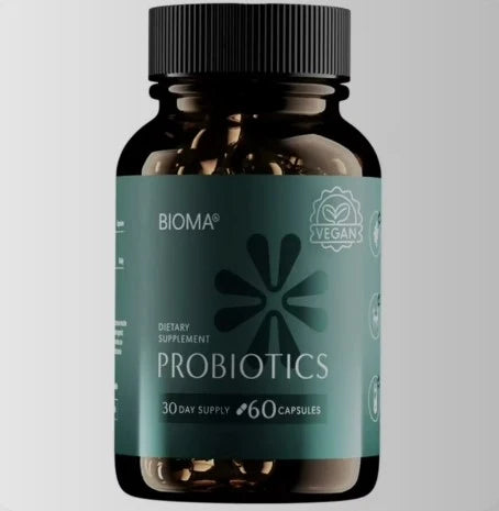 Bioma Probiotic Capsules – Daily Gut Health & Digestive Wellness Support, 60 Capsules