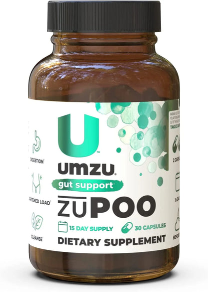 UMZU zuPOO – Colon Cleanse & Digestive Gut Support Supplement, 30 Capsules