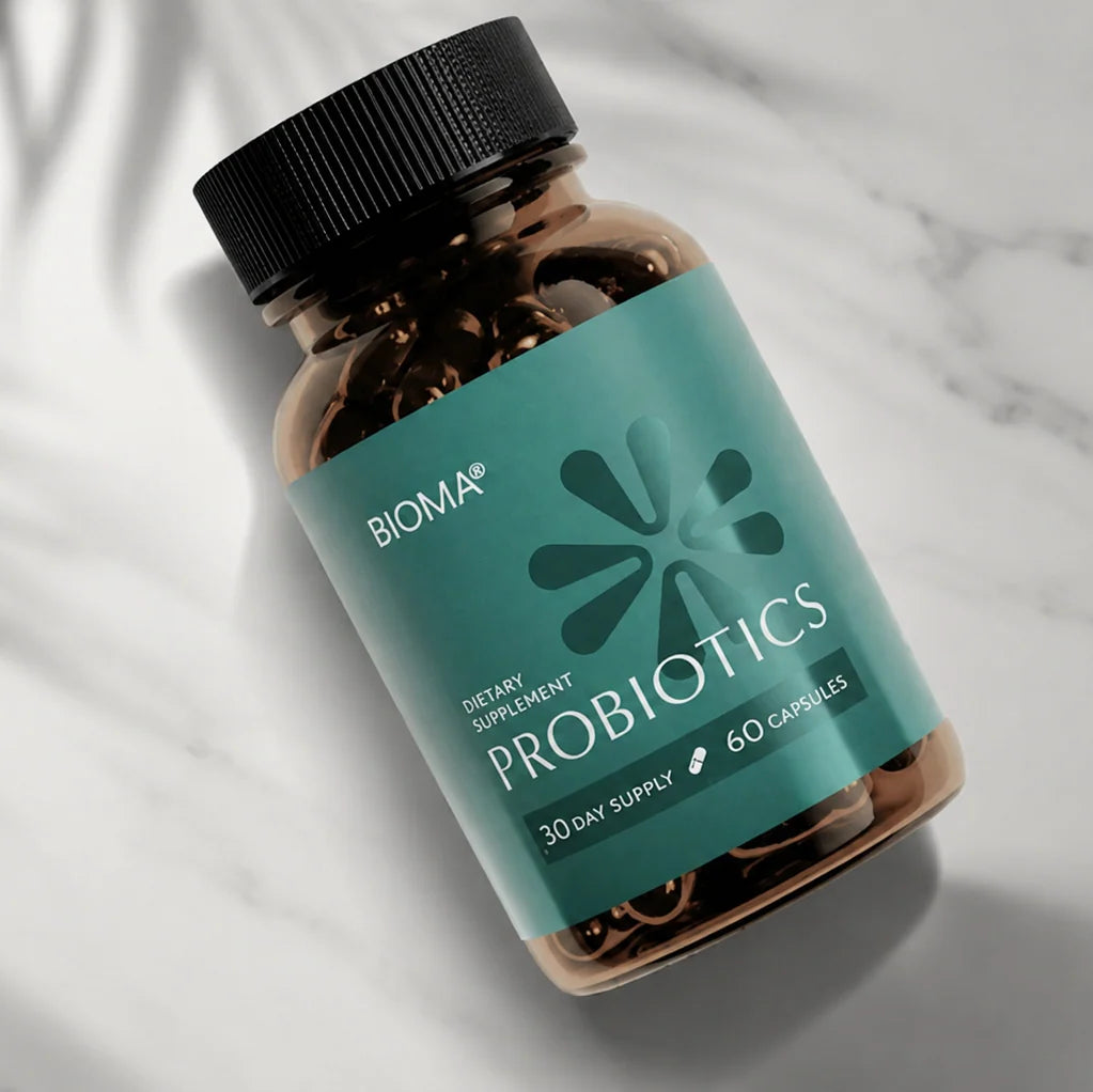 Bioma Probiotic Capsules – Daily Gut Health & Digestive Wellness Support, 60 Capsules