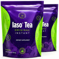 IASO Tea Original Instant Detox Tea Dietary Supplement Bundle 2 Pack | Premium Herbal Tea