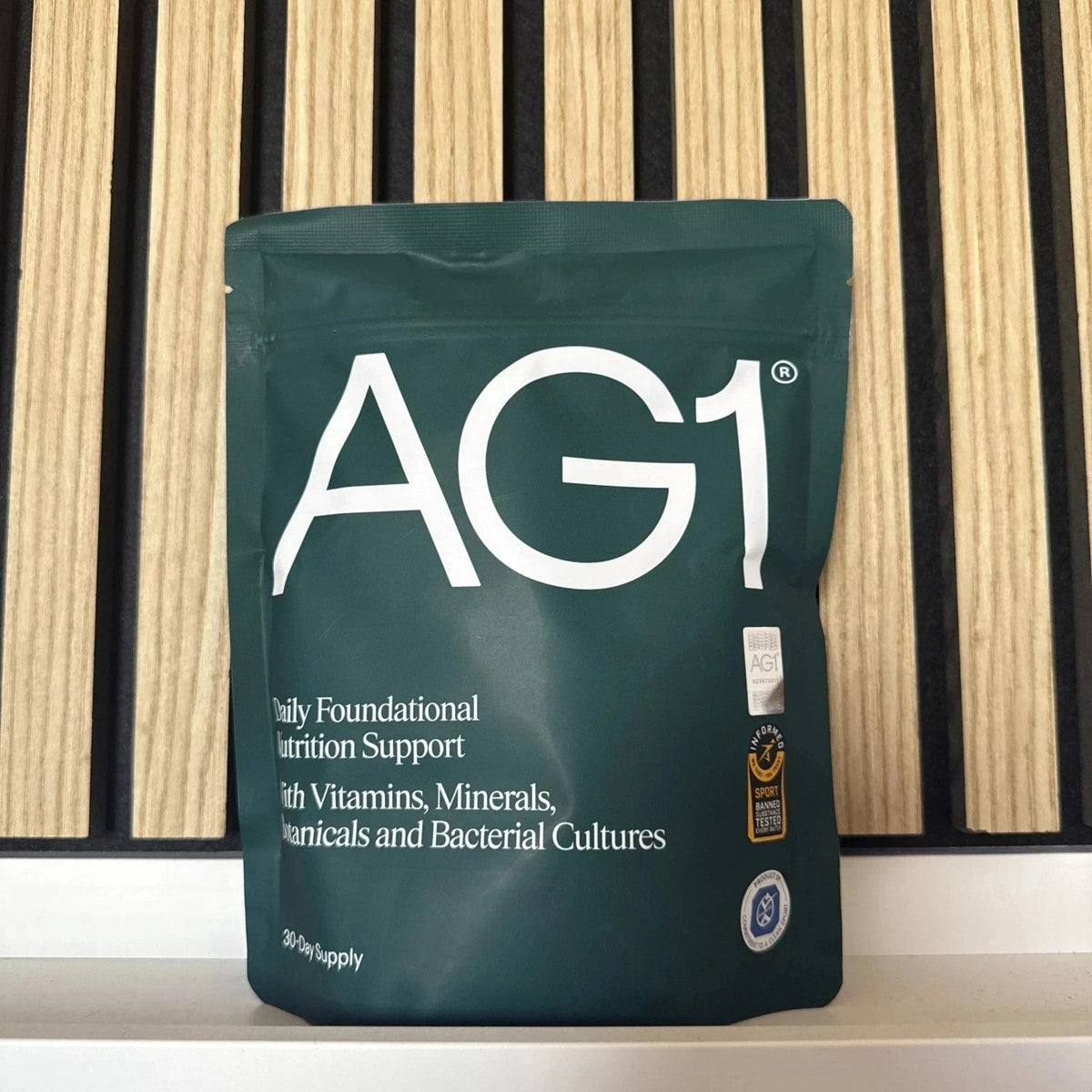 AG1 by Athletic Greens Pouch | Daily Foundational Nutrition Support 30-Day Supply