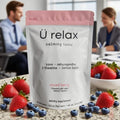 U Relax Calming Tonic 15 Packets | Mixed Berry Flavor | Premium Calming Drink