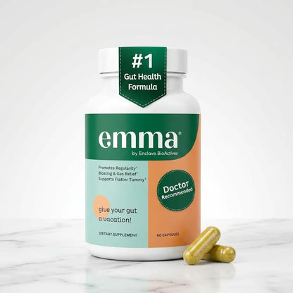 Emma by Enclave BioActives – Advanced Gut Health & Digestive Wellness Support, 60 Capsules