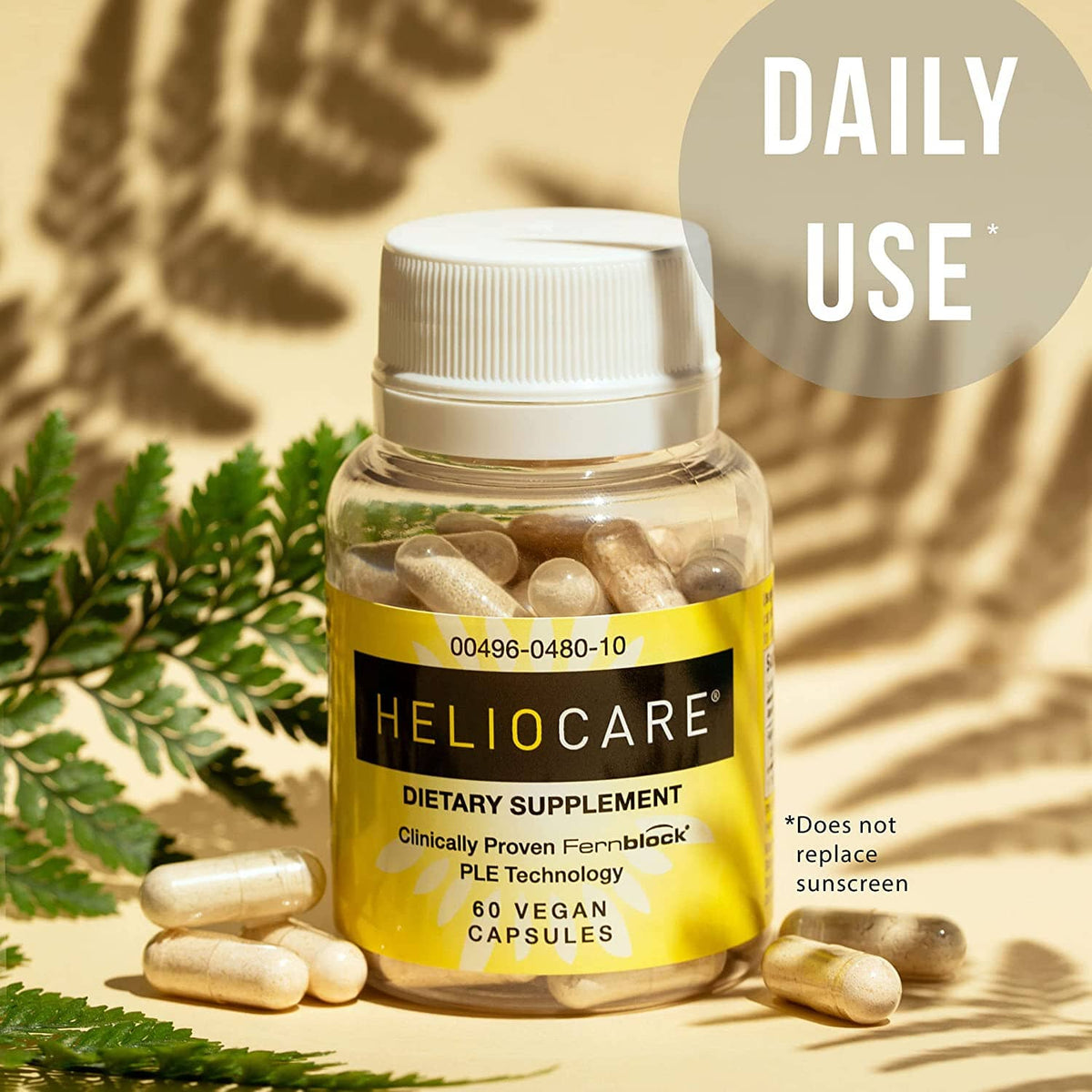 Heliocare Skin Care Dietary Supplement – Antioxidant & Skin Wellness Support, 60 Vegan Capsules
