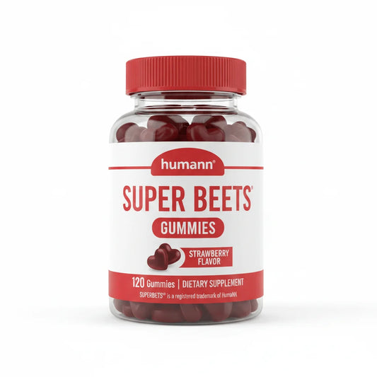 HumanN SuperBeets Strawberry Gummies – Heart & Circulatory Wellness Support, 60 Count