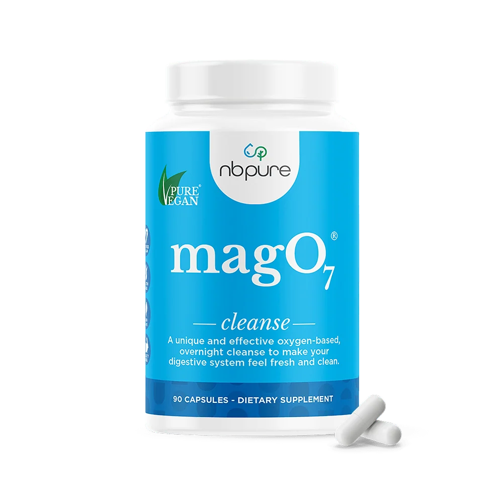 Nbpure MagO7 – Digestive Cleanse & Detox Support Supplement, 180 Capsules