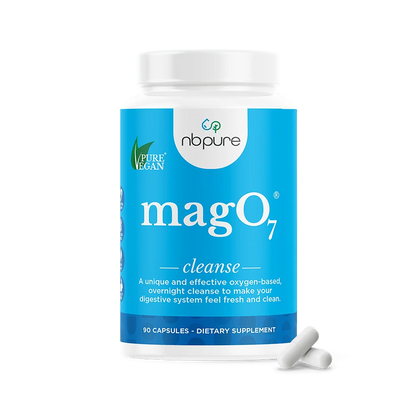 Nbpure MagO7 – Digestive Cleanse & Detox Support Supplement, 180 Capsules