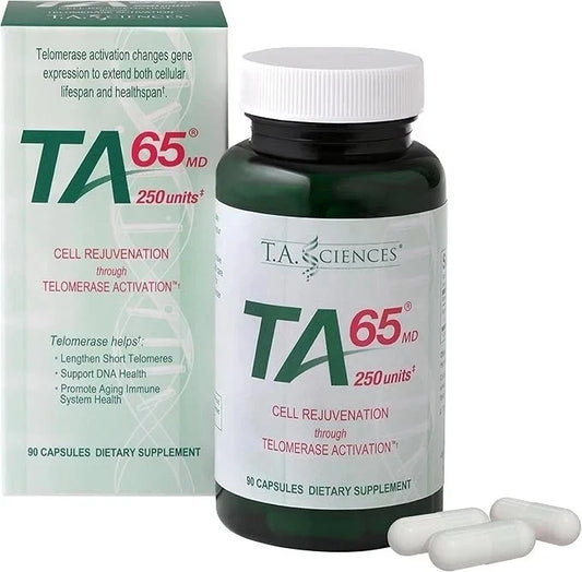 TA-65 Telomere Activation Rejuvenation Supplement, DNA Repair, Stem Cell 90 Caps