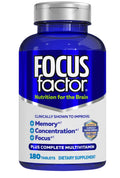 Focus Factor Extra Strength Brain Supplement – Multivitamin & Cognitive Support, 120 Count