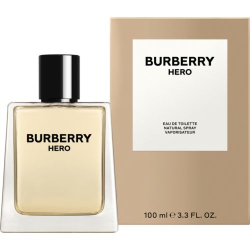 Burberry Hero Eau de Toilette Spray 3.4 oz / 100ml for Men Luxury Perfume