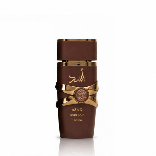 Lattafa Asad Bourbon Luxury Perfume 3.4 oz | Unisex Amber Wood Eau de Parfum
