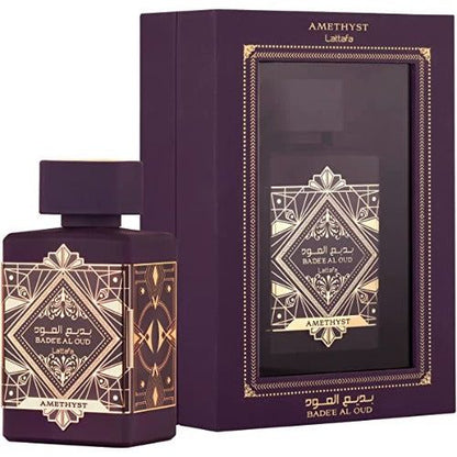 Lattafa Bade'e Al Oud Amethyst Luxury Perfume 3.4 oz | Women’s Eau de Parfum