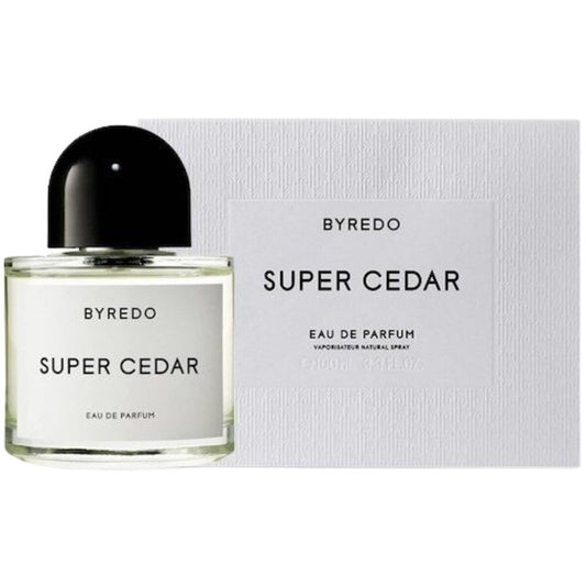 Byredo Super Cedar Eau de Parfum 3.4 oz / 100ml Spray for Men New With Box Luxury Perfume