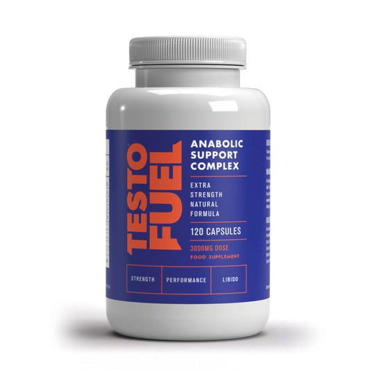 Testo Fuel – Men’s Testosterone Support Formula, 120 Capsules | Premium Male Wellness Supplement