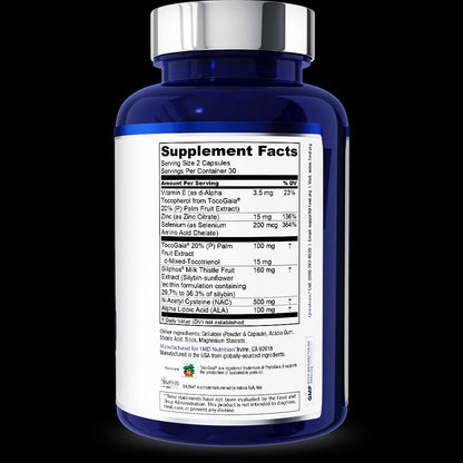 1MD Nutrition LiverMD – Liver Support Supplement for Daily Wellness, 60 Capsules