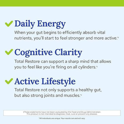 Gundry MD Total Restore – Gut Health & Gut Lining Support Supplement, 90 Capsules (Plastic Bottle)