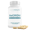 PureHealth Research ReGrow Hair Growth Vitamins – Biotin Hair Support Supplement, 120 Capsules
